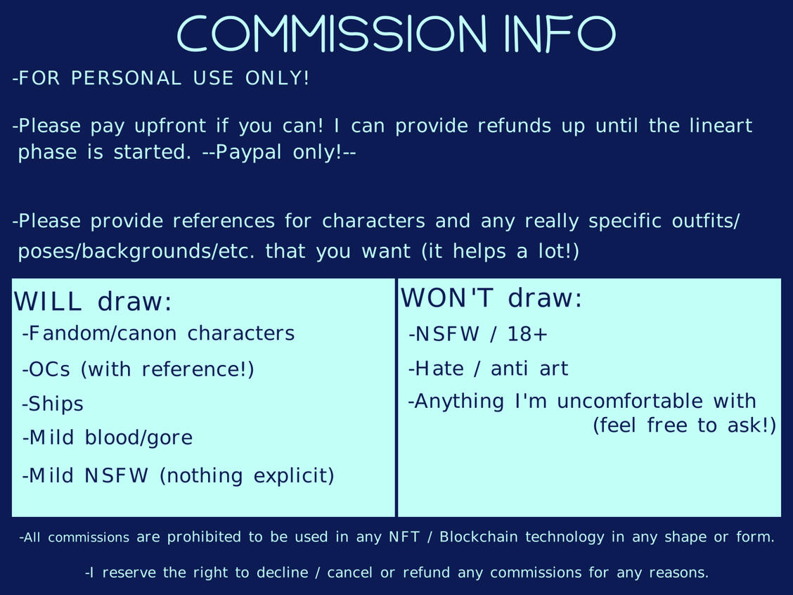 Commission Info